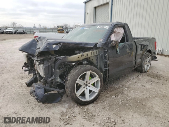 2023 Ford F-150 XL with VIN 1FTMF1C59PKD62145, listed as a Copart auction lot 84638074 with Not Provided miles and Salvage Title. Bid and sale history available at carsss.com. Image 1.