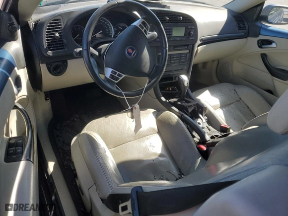 2006 Saab 9-3 with VIN YS3FD79Y066107421, listed as a Copart auction lot 49296625 with NaN miles and Salvage Title. Bid and sale history available at carsss.com. Image 8.