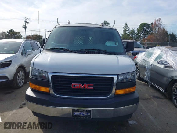 2020 GMC Savana Cargo Van with VIN 1GTW7AFG7L1265254, listed as a IAAI auction lot 40863188 with 86,054 mi miles. Bid and sale history available at carsss.com. Image 12.