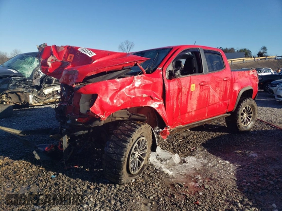 2018 Chevrolet Colorado 4WD ZR2 with VIN 1GCGTEEN9J1116784, listed as a Copart auction lot 88599785 with 0 mi miles and Salvage Title. Bid and sale history available at carsss.com. Image 1.