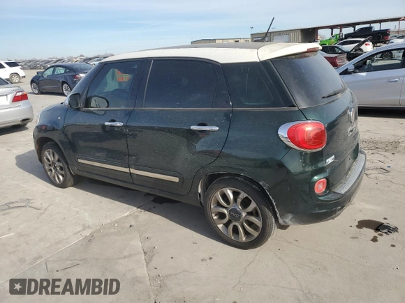 2014 FIAT 500L Lounge with VIN ZFBCFACH0EZ023268, listed as a Copart auction lot 84641784 with 0 mi miles and Clean Title. Bid and sale history available at carsss.com. Image 2.