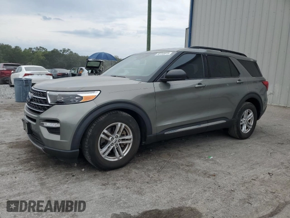 2020 Ford Explorer XLT z VIN 1FMSK7DHXLGA34935, wystawiony jako Copart lot #58193815 z przebiegiem 23 031 mil mil oraz Szkoda całkowita • Salvage title. Historia ofert i sprzedaży dostępna na DreamBid. Obrazek 1.