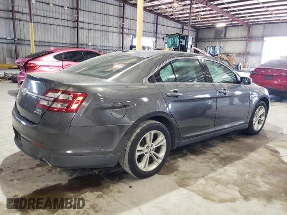 2017 Ford Taurus SEL with VIN 1FAHP2E82HG124014, listed as a Copart auction lot 47630015 with 136,099 mi miles and Salvage Title. Bid and sale history available at DreamBid. Image 3.