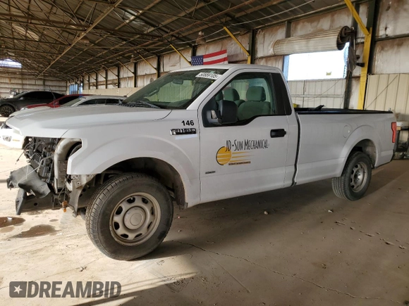 2016 Ford F-150 XL with VIN 1FTMF1CP4GKF71164, listed as a Copart auction lot 50889105 with 224,444 mi miles and Salvage Title. Bid and sale history available at carsss.com. Image 1.