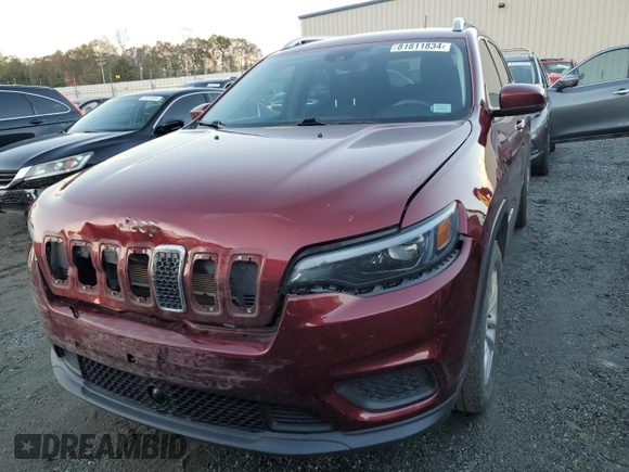 2021 Jeep Cherokee Latitude with VIN 1C4PJLCB2MD119824, listed as a Copart auction lot 81811834 with 65,315 mi miles and Salvage Title. Bid and sale history available at carsss.com. Image 5.