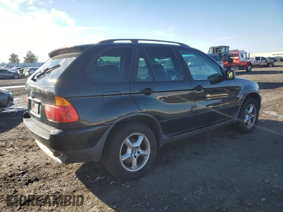2001 BMW X5 3.0i with VIN WBAFA53591LP25007, listed as a Copart auction lot 79312684 with 229,234 mi miles and Clean Title. Bid and sale history available at carsss.com. Image 3.