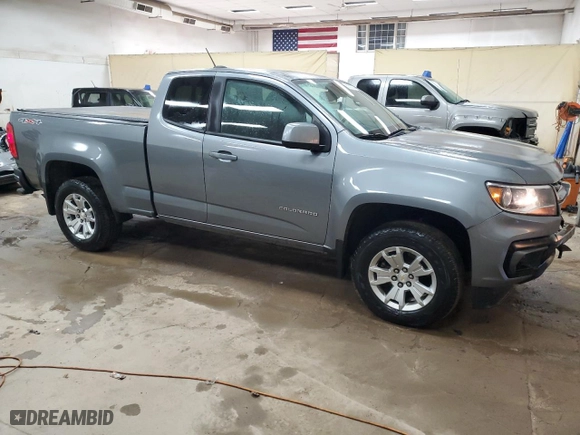 2021 Chevrolet Colorado 4WD LT with VIN 1GCHTCEA0M1109233, listed as a Copart auction lot 80530144 with 120,916 mi miles and Clean Title. Bid and sale history available at carsss.com. Image 4.