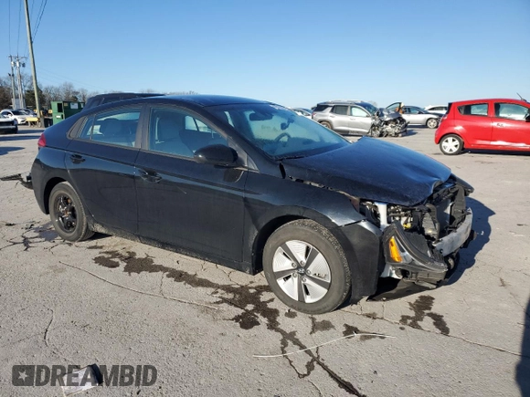 2021 Hyundai Ioniq Blue with VIN KMHC65LC2MU255550, listed as a Copart auction lot 49735265 with 81,756 mi miles and Salvage title. Bid and sale history available at DreamBid. Image 4.