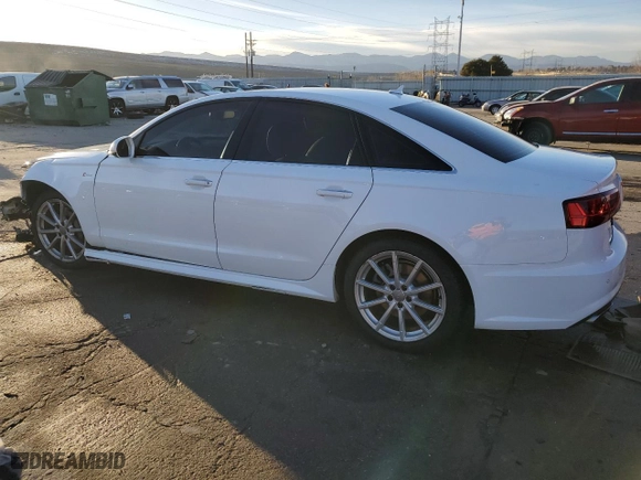 2017 Audi A6 Premium Plus with VIN WAUF2AFC0HN025228, listed as a Copart auction lot 85025214 with 100,695 mi miles and Salvage Title. Bid and sale history available at carsss.com. Image 2.