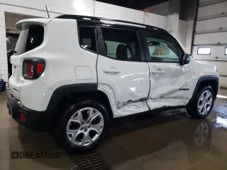 2020 Jeep Renegade Limited with VIN ZACNJBD1XLPK85917, listed as a Copart auction lot 47934555 with 61,049 mi miles and Salvage title. Bid and sale history available at DreamBid. Image 3.