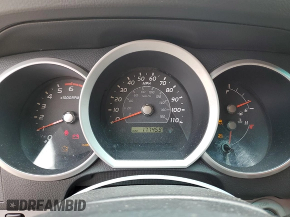 2006 Toyota 4Runner SR5 with VIN JTEZU14RX60067932, listed as a Copart auction lot 55953225 with 177,459 mi miles and Salvage Title. Bid and sale history available at DreamBid. Image 9.