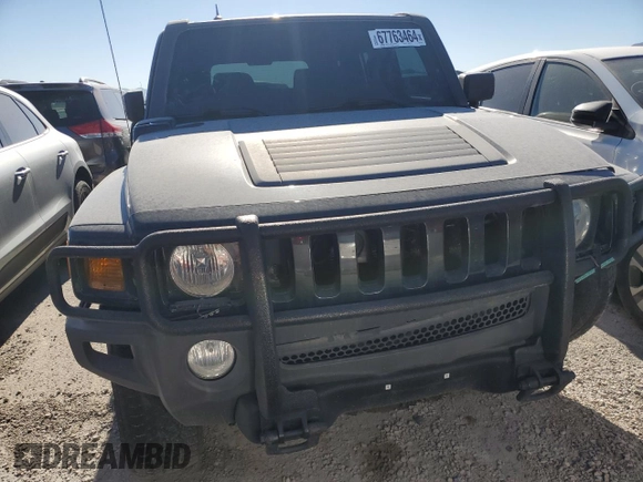 2007 Hummer H3 SUV with VIN 5GTDN13E978240233, listed as a Copart auction lot 67763464 with 146,824 mi miles and Salvage Title. Bid and sale history available at carsss.com. Image 5.