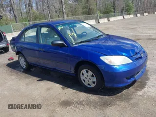 2004 Honda Civic VP with VIN 1HGES16384L000874, listed as a IAAI auction lot 41919889 with 140,635 mi miles. Bid and sale history available at carsss.com. Image 1.
