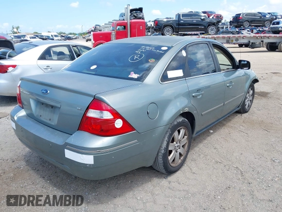 2005 Ford Five Hundred SEL z VIN 1FAFP241X5G118341, wystawiony jako IAAI lot #42012730 z przebiegiem Nie podano mil oraz . Historia ofert i sprzedaży dostępna na DreamBid. Obrazek 4.