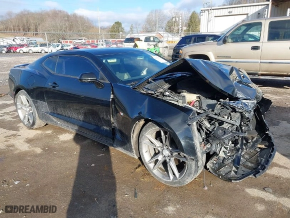 2019 Chevrolet Camaro 1LT with VIN 1G1FB1RSXK0145430, listed as a IAAI auction lot 41668008 with 25,841 mi miles. Bid and sale history available at carsss.com. Image 1.