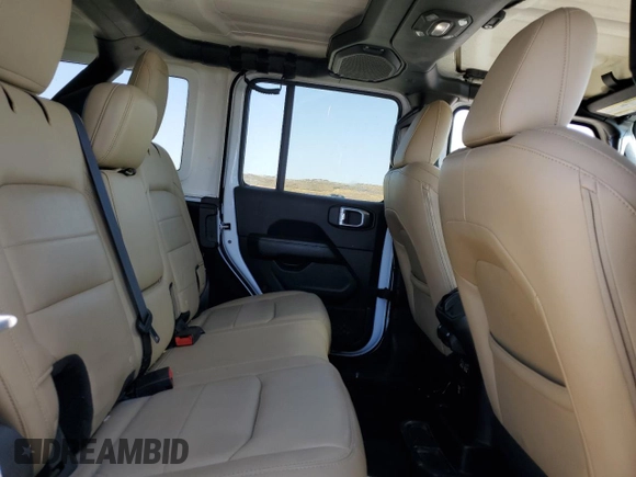 2018 Jeep Wrangler Unlimited Sahara with VIN 1C4HJXEG6JW112198, listed as a Copart auction lot 63412775 with 34,853 mi miles and Salvage title. Bid and sale history available at DreamBid. Image 10.