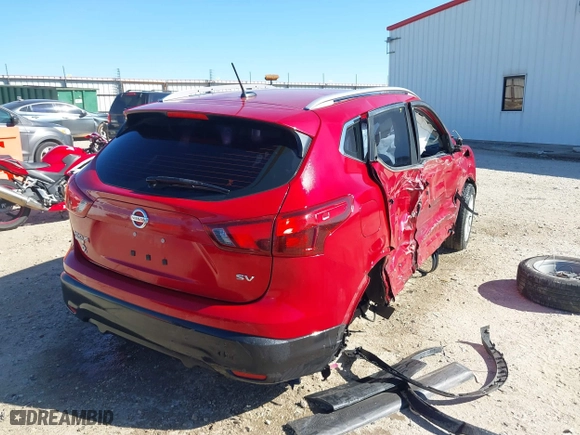 2017 Nissan Rogue Sport SV with VIN JN1BJ1CP3HW009095, listed as a IAAI auction lot 41756200 with 71,879 mi miles. Bid and sale history available at carsss.com. Image 4.