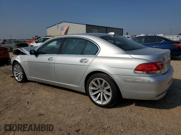 2008 BMW 7 Series 750i with VIN WBAHL83508DT13048, listed as a Copart auction lot 70463774 with 140,781 mi miles and Salvage Title. Bid and sale history available at carsss.com. Image 2.