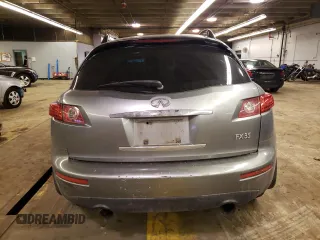 2004 Infiniti FX35 with VIN JNRAS08W24X221989, listed as a Copart auction lot 41694114 with 189,738 mi miles and Salvage Title. Bid and sale history available at carsss.com. Image 6.
