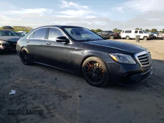 2020 Mercedes-Benz S 63 AMG with VIN WDDUG8JBXLA510324, listed as a Copart auction lot 72446062 with 34,293 mi miles and . Bid and sale history available at DreamBid. Image 4.