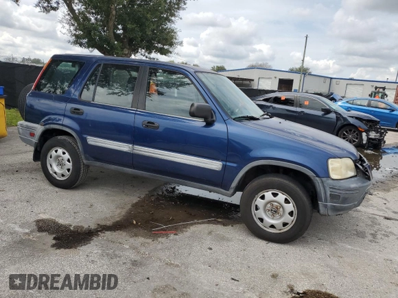 1999 Honda CR-V LX with VIN JHLRD1840XC037215, listed as a Copart auction lot 71116744 with 156,385 mi miles and Salvage Title. Bid and sale history available at carsss.com. Image 4.