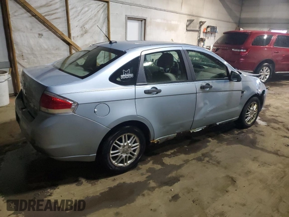 2008 Ford Focus SE with VIN 1FAHP35N98W148893, listed as a Copart auction lot 50760085 with 149,574 mi miles and Clean Title. Bid and sale history available at DreamBid. Image 3.