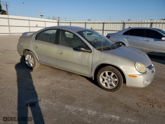 2004 Dodge Neon SXT with VIN 1B3ES56C14D575612, listed as a Copart auction lot 89182985 with 33,100 mi miles and Clean Title. Bid and sale history available at carsss.com. Image 4.