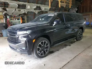 2022 Chevrolet Suburban RST with VIN 1GNSKEKD5NR295378, listed as a Copart auction lot 63760975 with 69,292 mi miles and Salvage title. Bid and sale history available at DreamBid. Image 1.