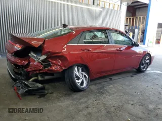 2025 Hyundai Elantra SEL Convenience z VIN KMHLS4DG8SU905048, wystawiony jako Copart lot #60629125 z przebiegiem 11 557 mil mil oraz Szkoda całkowita • Salvage title. Historia ofert i sprzedaży dostępna na DreamBid. Obrazek 3.