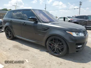 2017 Land Rover Range Rover Sport HSE Dynamic with VIN SALWV2FV5HA687274, listed as a Copart auction lot 65390814 with 104,554 mi miles and Salvage title. Bid and sale history available at DreamBid. Image 4.