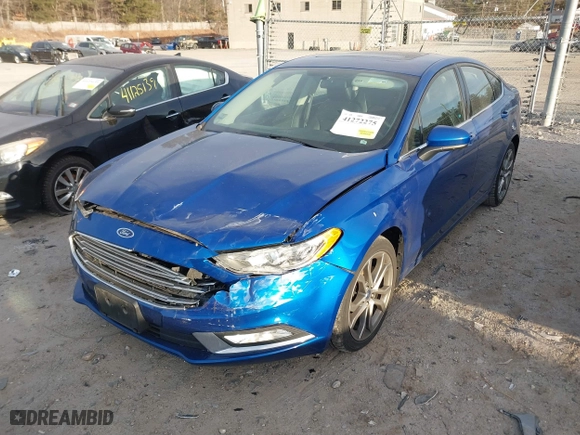 2017 Ford Fusion SE with VIN 3FA6P0HD2HR265551, listed as a IAAI auction lot 41272275 with 101,322 mi miles. Bid and sale history available at carsss.com. Image 17.