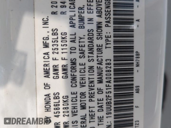 2015 Acura TLX V6 Tech with VIN 19UUB2F51FA008283, listed as a Copart auction lot 53394615 with 91,666 mi miles and Salvage Title. Bid and sale history available at carsss.com. Image 14.