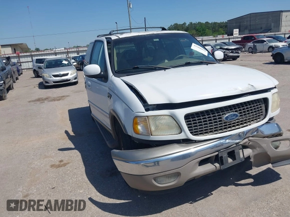 2001 Ford Expedition Eddie Bauer with VIN 1FMRU17L71LA83505, listed as a IAAI auction lot 41900831 with Not provided miles and . Bid and sale history available at DreamBid. Image 1.