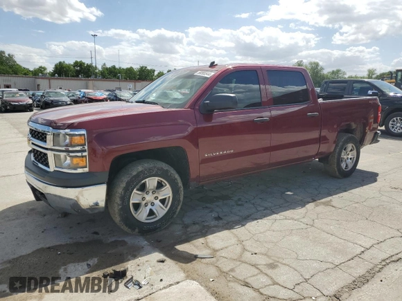 2014 Chevrolet Silverado 1500 Work Truck with VIN 3GCUKPEH5EG296011, listed as a Copart auction lot 60440904 with 99,901 mi miles and Salvage Title. Bid and sale history available at DreamBid. Image 1.