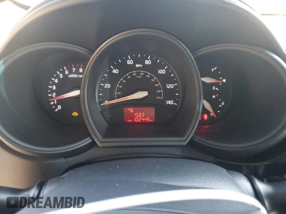2017 Kia Rio LX z VIN KNADM4A31H6038610, wystawiony jako Copart lot #58950145 z przebiegiem 102 445 mil mil oraz Tytuł czysty. Historia ofert i sprzedaży dostępna na DreamBid. Obrazek 9.