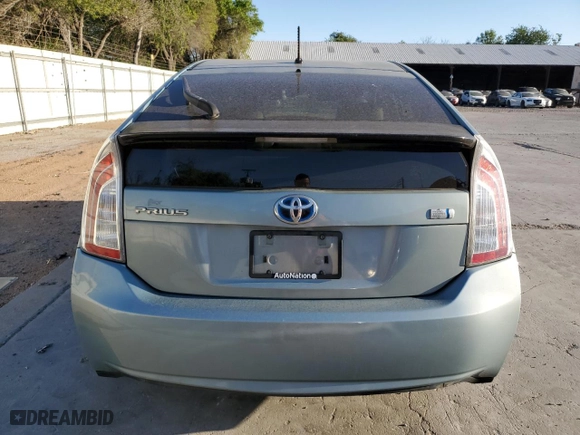 2012 Toyota Prius One with VIN JTDKN3DU0C5413777, listed as a Copart auction lot 52145055 with 0 mi miles and Clean Title. Bid and sale history available at carsss.com. Image 6.