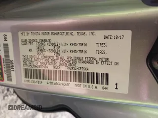 2017 Toyota Tacoma SR z VIN 5TFSX5EN9HX057404, wystawiony jako IAAI lot #40831578 z przebiegiem 91 434 mil mil oraz . Historia ofert i sprzedaży dostępna na DreamBid. Obrazek 9.