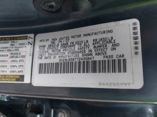 2007 Pontiac Vibe z VIN 5Y2SL65877Z435847, wystawiony jako IAAI lot #40852492 z przebiegiem 225 086 mil mil oraz . Historia ofert i sprzedaży dostępna na DreamBid. Obrazek 9.