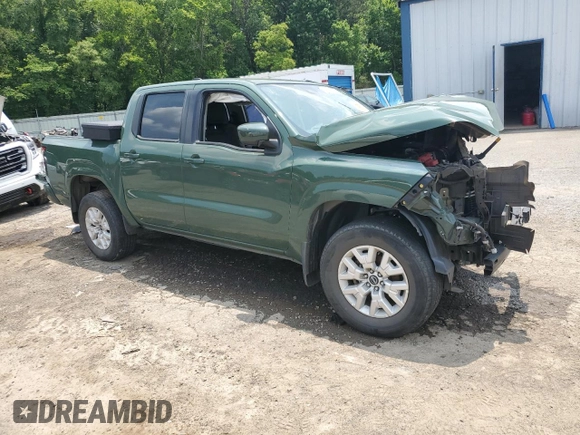 2022 Nissan Frontier SV with VIN 1N6ED1EJ3NN632421, listed as a Copart auction lot 59282425 with 60,667 mi miles and Salvage title. Bid and sale history available at DreamBid. Image 4.