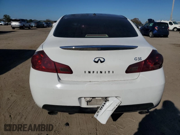 2008 Infiniti G35 with VIN JNKBV61E68M200701, listed as a Copart auction lot 83180054 with 193,642 mi miles and Salvage Title. Bid and sale history available at DreamBid. Image 6.