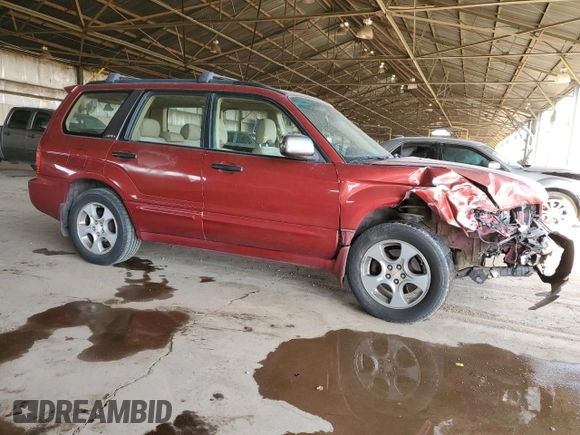 2003 Subaru Forester XS with VIN JF1SG65613H709309, listed as a Copart auction lot 48029345 with 237,050 mi miles and Salvage Title. Bid and sale history available at carsss.com. Image 4.