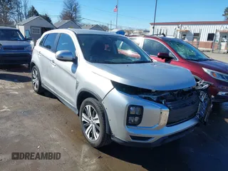 2020 Mitsubishi Outlander Sport SE 2.0 with VIN JA4AP4AU5LU012256, listed as a IAAI auction lot 41440632 with 52,835 mi miles. Bid and sale history available at carsss.com. Image 1.