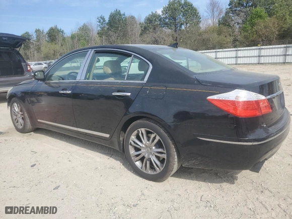 2011 Hyundai Genesis with VIN KMHGC4DF3BU140966, listed as a Copart auction lot 50031075 with 159,260 mi miles and Clean Title. Bid and sale history available at carsss.com. Image 2.