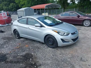 2016 Hyundai Elantra SE with VIN 5NPDH4AE0GH748790, listed as a IAAI auction lot 42417855 with 126,751 mi miles and . Bid and sale history available at DreamBid. Image 1.