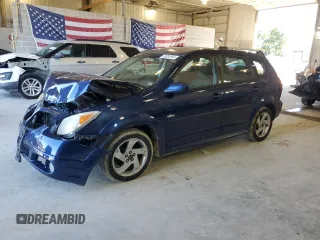 2008 Pontiac Vibe with VIN 5Y2SL65848Z408333, listed as a Copart auction lot 73057654 with 144,124 mi miles and Salvage Title. Bid and sale history available at carsss.com. Image 1.