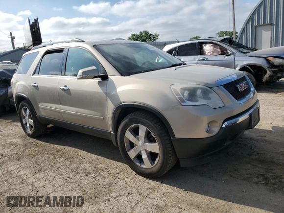 2011 GMC Acadia SLT2 with VIN 1GKKRSED5BJ188473, listed as a Copart auction lot 53721225 with 166,783 mi miles and Salvage title. Bid and sale history available at DreamBid. Image 4.
