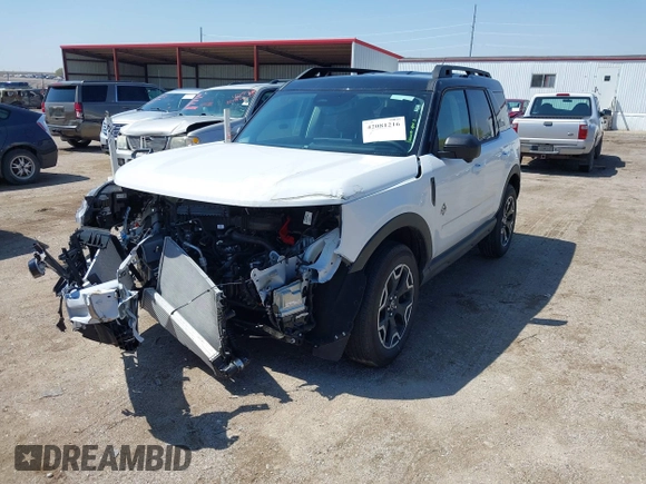 2025 Ford Bronco Sport Outer Banks with VIN 3FMCR9CN3SRE34345, listed as a IAAI auction lot 42081216 with 1,420 mi miles and . Bid and sale history available at DreamBid. Image 20.