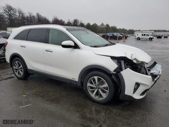 2019 Kia Sorento EX V6 with VIN 5XYPHDA55KG528347, listed as a Copart auction lot 82652904 with 93,105 mi miles and Non Repairable. Bid and sale history available at carsss.com. Image 4.