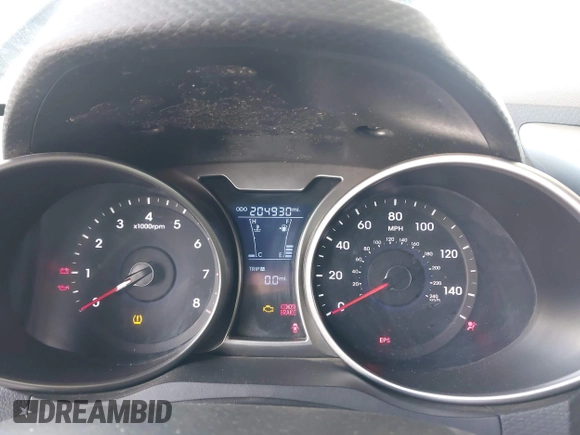 2013 Hyundai Veloster w/Black Int with VIN KMHTC6AD6DU088815, listed as a IAAI auction lot 42184776 with 204,930 mi miles and . Bid and sale history available at DreamBid. Image 7.