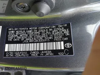 2019 Toyota Prius LE with VIN JTDL9RFU2K3005915, listed as a IAAI auction lot 42192956 with 112,503 mi miles and . Bid and sale history available at DreamBid. Image 9.